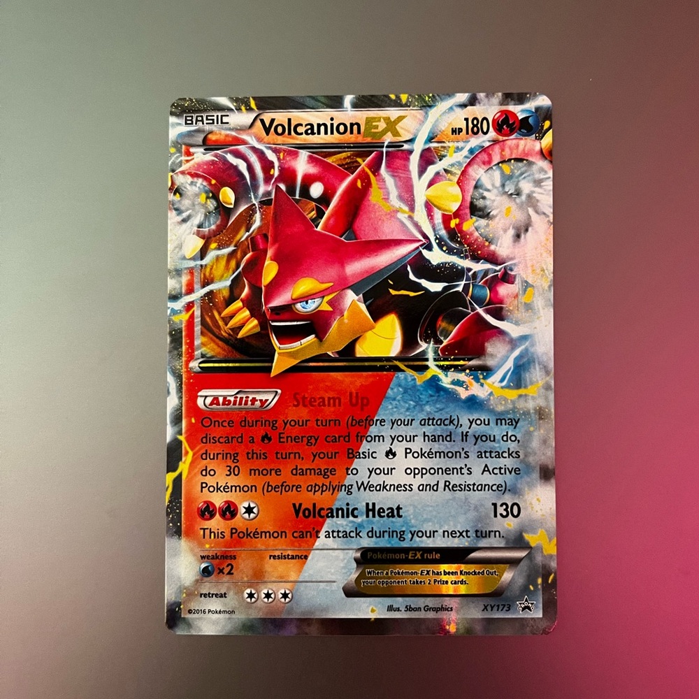 Volcano EX/ PSA 10 2016 Pokemon Xy Black Star promo Xy173.